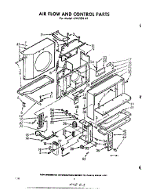 02 - Air Flow And Control parts for Whirlpool Air Conditioner AWL23040 / from AppliancePartsPros.com