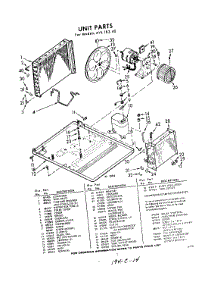 03 - Section parts for Whirlpool Air Conditioner AVL18240 / from AppliancePartsPros.com