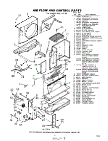 03 - Air Flow And Control parts for Whirlpool Air Conditioner AXC11024 / from AppliancePartsPros.com