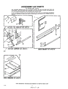 04 - Accessory Kit parts for Whirlpool Air Conditioner AXC11024 / from AppliancePartsPros.com