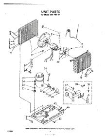 04 - Unit parts for Whirlpool Air Conditioner AHFP5020 / from AppliancePartsPros.com
