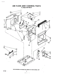 06 - Airflow And Control parts for Whirlpool Air Conditioner AHFP5020 / from AppliancePartsPros.com