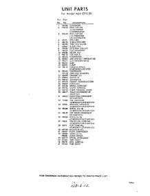 05 - Section parts for Whirlpool Air Conditioner ADF07520 / from AppliancePartsPros.com