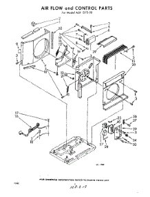 06 - Air Flow And Control parts for Whirlpool Air Conditioner ADF07520 / from AppliancePartsPros.com