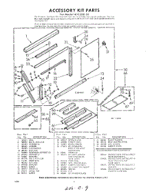 04 - Section parts for Whirlpool Air Conditioner AVL22033 / from AppliancePartsPros.com
