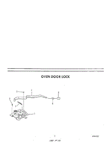 04 - Oven Door Lock parts for Whirlpool Oven B9308B4 / from AppliancePartsPros.com