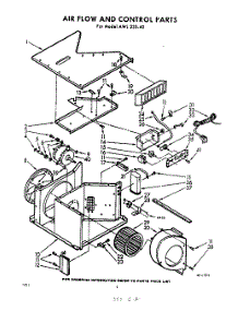 02 - Section parts for Whirlpool Air Conditioner AWL23340 / from AppliancePartsPros.com