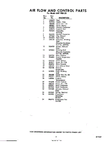 05 - Section parts for Whirlpool Air Conditioner AHFP6020 / from AppliancePartsPros.com