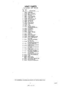 05 - Section parts for Whirlpool Air Conditioner ADF07522 / from AppliancePartsPros.com