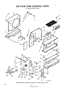 02 - Air Flow And Control parts for Whirlpool Air Conditioner AXC11540 / from AppliancePartsPros.com