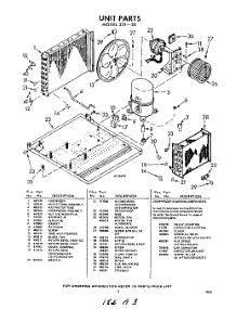 03 - Section parts for Whirlpool Air Conditioner AVL22130 / from AppliancePartsPros.com
