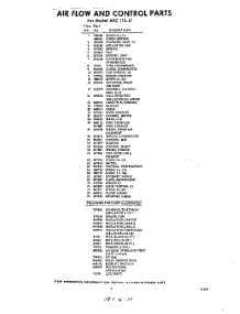 03 - Lit / Optional parts for Whirlpool Air Conditioner AXC11541 / from AppliancePartsPros.com