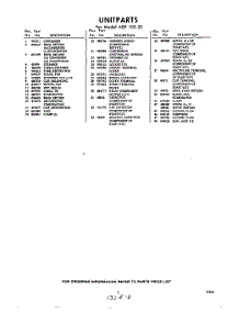 03 - Section parts for Whirlpool Air Conditioner ADF10020 / from AppliancePartsPros.com