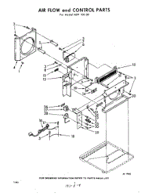 04 - Air Flow And Control parts for Whirlpool Air Conditioner ADF10020 / from AppliancePartsPros.com