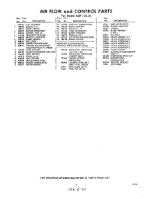 05 - Optional parts for Whirlpool Air Conditioner ADF10020 / from AppliancePartsPros.com
