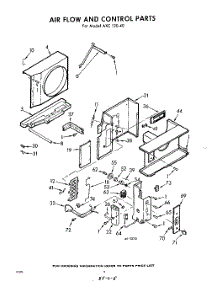 02 - Air Flow And Control parts for Whirlpool Air Conditioner AXC12040 / from AppliancePartsPros.com