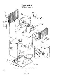 02 - Unit parts for Whirlpool Air Conditioner ADF11021 / from AppliancePartsPros.com