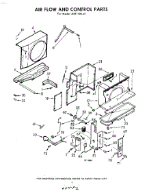 02 - Air Flow And Control parts for Whirlpool Air Conditioner AXC12041 / from AppliancePartsPros.com