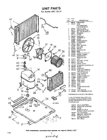 06 - Unit parts for Whirlpool Air Conditioner AXC12041 / from AppliancePartsPros.com