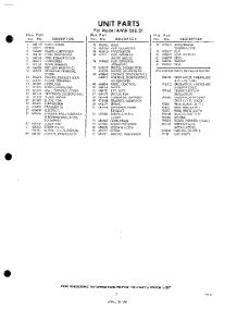 03 - Section parts for Whirlpool Air Conditioner AWM06021 / from AppliancePartsPros.com