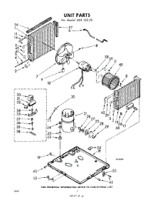 02 - Unit parts for Whirlpool Air Conditioner ADF12020 / from AppliancePartsPros.com