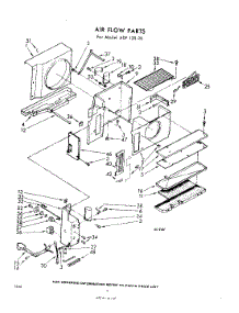 04 - Air Flow parts for Whirlpool Air Conditioner ADF12020 / from AppliancePartsPros.com