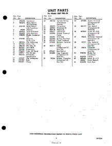05 - Section parts for Whirlpool Air Conditioner AHFP8020 / from AppliancePartsPros.com