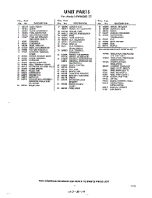 03 - Section parts for Whirlpool Air Conditioner AWM06022 / from AppliancePartsPros.com