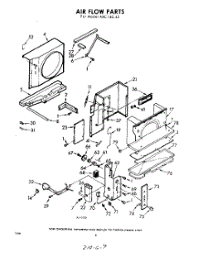 02 - Air Flow parts for Whirlpool Air Conditioner AXC14543 / from AppliancePartsPros.com