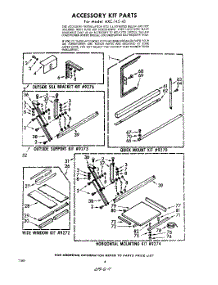 04 - Accessory Kit parts for Whirlpool Air Conditioner AXC14543 / from AppliancePartsPros.com