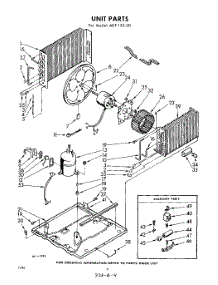04 - Unit parts for Whirlpool Air Conditioner ADF13520 / from AppliancePartsPros.com