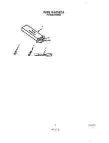 07 - Wire Harness parts for Whirlpool Oven B9608B3 / from AppliancePartsPros.com