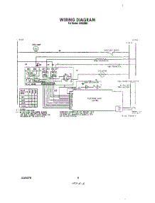 08 - Wiring Diagram parts for Whirlpool Oven B9608B3 / from AppliancePartsPros.com