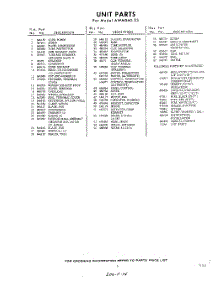 03 - Section parts for Whirlpool Air Conditioner AWM06023 / from AppliancePartsPros.com