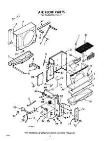 02 - Air Flow parts for Whirlpool Air Conditioner AXC14544 / from AppliancePartsPros.com