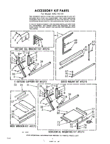 04 - Accessory Kit parts for Whirlpool Air Conditioner AXC14544 / from AppliancePartsPros.com