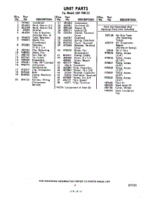 03 - Section parts for Whirlpool Air Conditioner AHFP8022 / from AppliancePartsPros.com