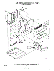 04 - Air Flow And Control parts for Whirlpool Air Conditioner AHFP8022 / from AppliancePartsPros.com