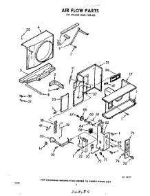 02 - Air Flow parts for Whirlpool Air Conditioner AXC15040 / from AppliancePartsPros.com