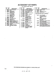 06 - Section parts for Whirlpool Air Conditioner AXC15040 / from AppliancePartsPros.com