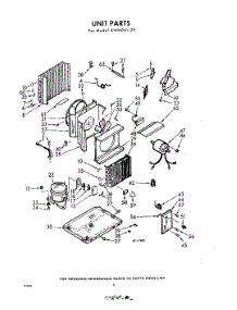 02 - Section parts for Whirlpool Air Conditioner AWM06123 / from AppliancePartsPros.com