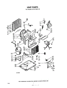 02 - Section parts for Whirlpool Air Conditioner AVM06023 / from AppliancePartsPros.com