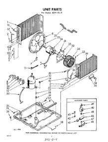 04 - Unit parts for Whirlpool Air Conditioner ADF13521 / from AppliancePartsPros.com