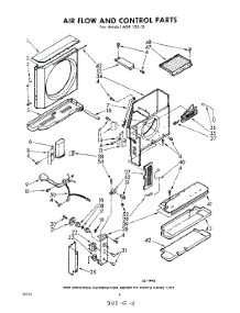 06 - Air Flow And Control parts for Whirlpool Air Conditioner ADF13521 / from AppliancePartsPros.com