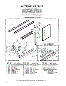 08 - Accessory Kit parts for Whirlpool Air Conditioner ADF13521 / from AppliancePartsPros.com