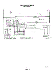 07 - Wiring Diagram parts for Whirlpool Oven B9608W4 / from AppliancePartsPros.com