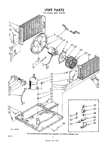 04 - Unit parts for Whirlpool Air Conditioner ADF13522 / from AppliancePartsPros.com