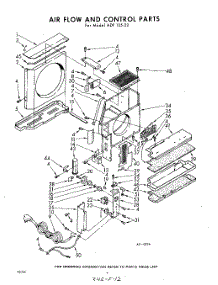 06 - Air Flow And Control parts for Whirlpool Air Conditioner ADF13522 / from AppliancePartsPros.com
