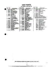 03 - Section parts for Whirlpool Air Conditioner AWM06223 / from AppliancePartsPros.com