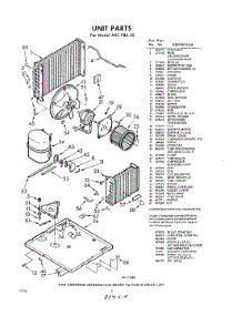 06 - Unit parts for Whirlpool Air Conditioner AXCP8020 / from AppliancePartsPros.com